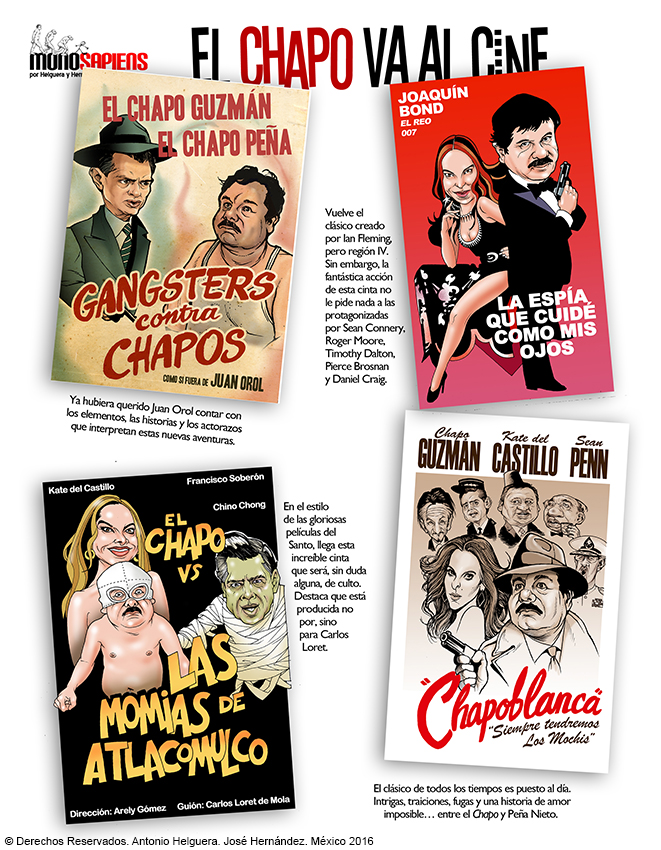 El chapo va al cine. Domingo 17 de enero de 2016